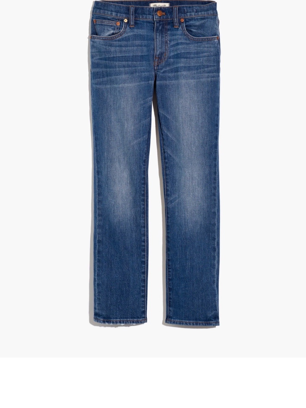 Madewell Women's The Tall Slim Boyjean in Everglade Wash